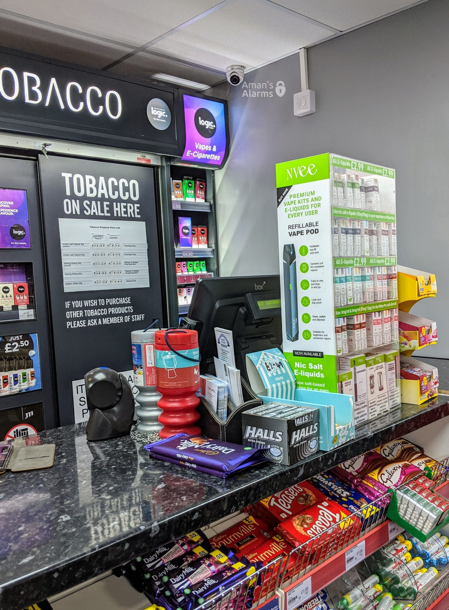 Hikvision camera installed in store