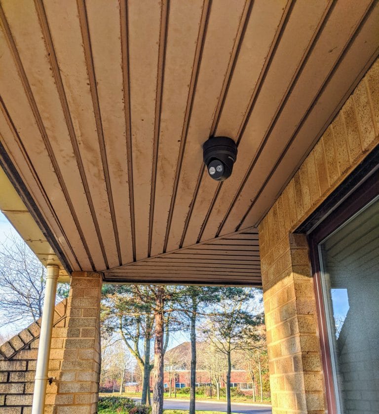 Hikvision Darkfighter CCTV camera installed in Coventry