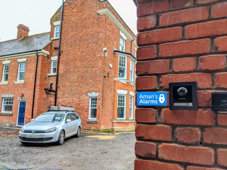 Hikvision video intercom and PTZ camera in Coventry