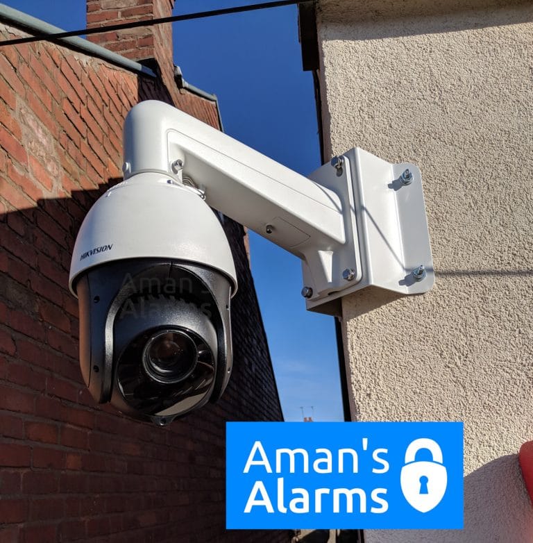 Hikvision PTZ camera installed in Coventry