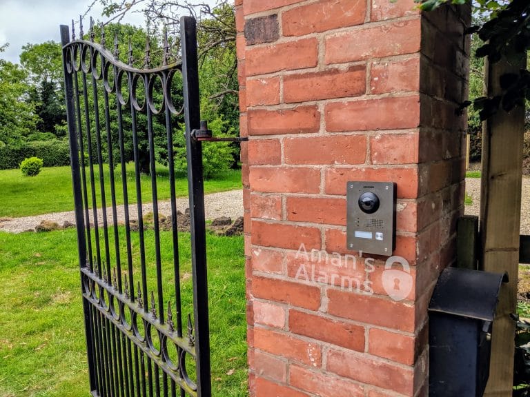 Hikvision video intercom in Rugby