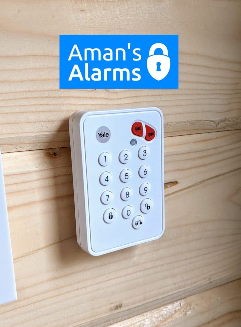 Yale smart alarm keypad in Coventry